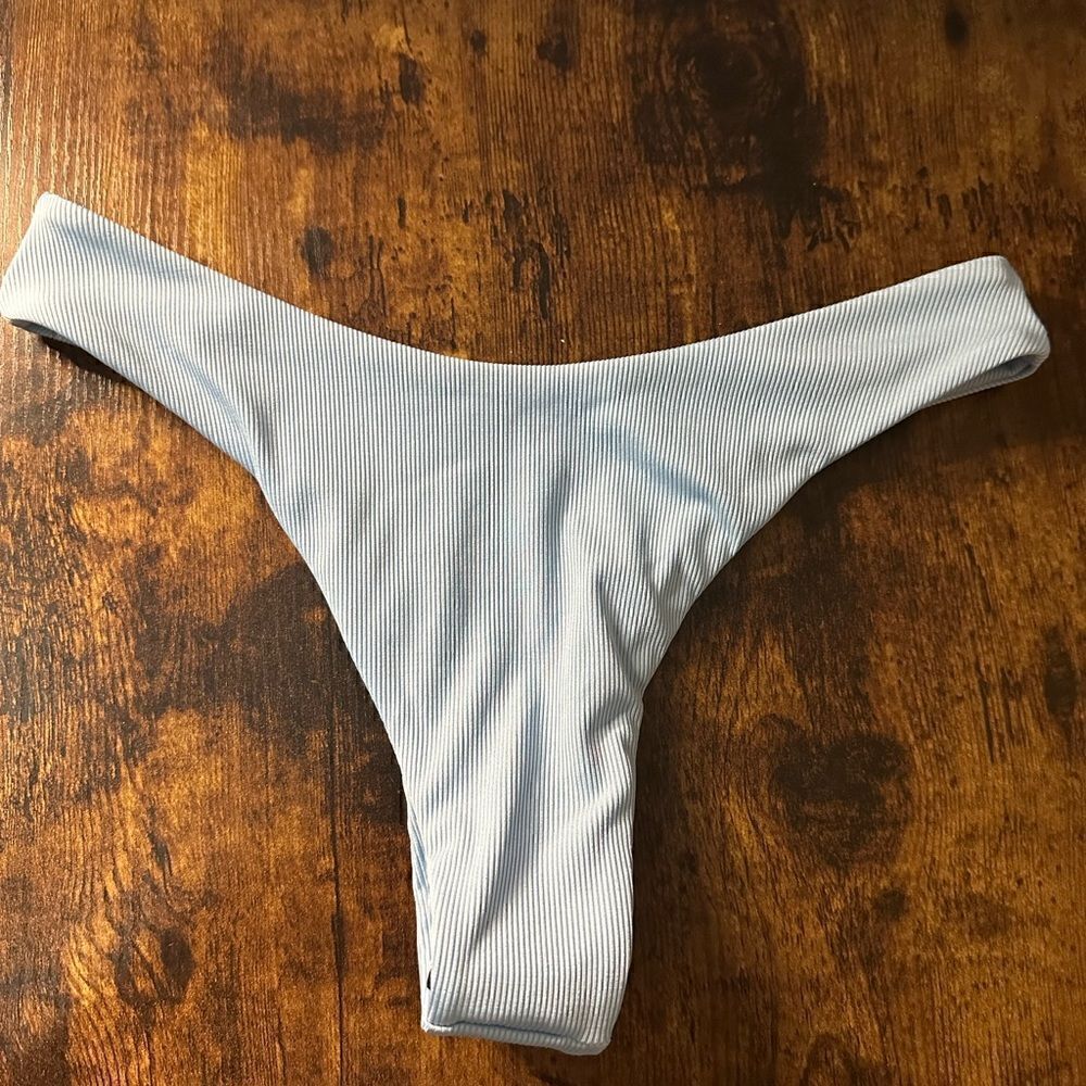 Hi-Cut ZAFUL Light Blue Bikini Bottom - Picture 2 of 5